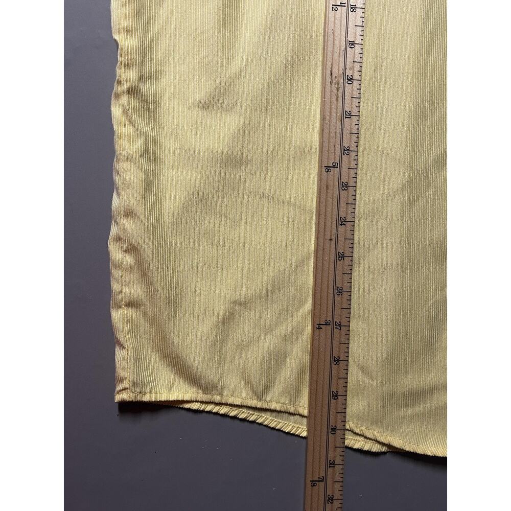 Disney Worldwide Services Shirt Mens 2XL Yellow White Cast Member Long Sleeve - Picture 7 of 7